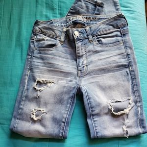 American Eagle super skinny stretch jeans 2R